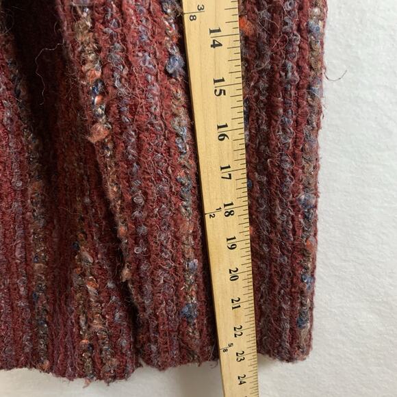 VTG Womens Open Front Textured‎ Jacket Sz M Boho Eclectic Artisian Indie Grunge - Picture 8 of 12